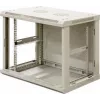 DSIT 9U επιτοίχιο rack server με γυάλινη πόρτα, λευκό, 600x450x500 mm