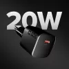 SBS φορτιστής τοίχου USB-C PD 20W μαύρο