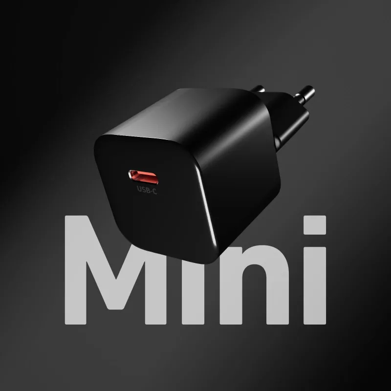 SBS φορτιστής τοίχου USB-C PD 20W μαύρο