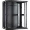 DSIT DS6415 15U επιτοίχιο rack server με γυάλινη πόρτα, 600x450x770 mm, μαύρο