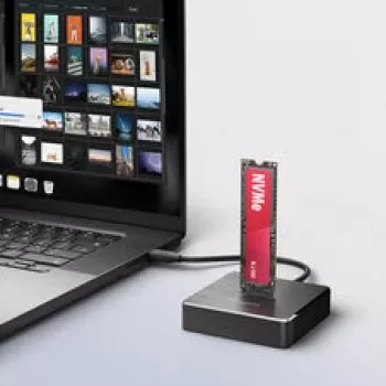 AXAGON ADSA-M2C11 USB-C 10Gbps σταθμός σύνδεσης για ένα M.2-NVMe ή SATA-SSD