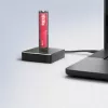 AXAGON ADSA-M2C11 USB-C 10Gbps σταθμός σύνδεσης για ένα M.2-NVMe ή SATA-SSD