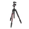 Manfrotto MKBFRTA4RD-BH Befree 4-Section αλουμινένιο ταξιδιωτικό τρίποδο με κεφαλή μπάλας, κόκκινο