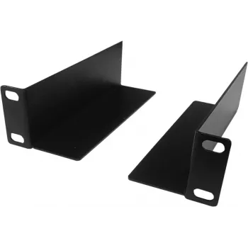 DSIT DS-LS10 πλάκες στήριξης rack 10 inch, βάθος 136 mm, συσκευασία 2 τεμ., μαύρο
