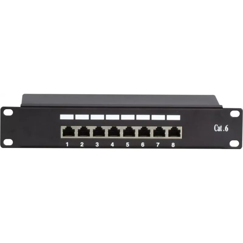 DSIT DS-10Patch6-8FTP patch panel 10 inch 8 θυρών FTP CAT6