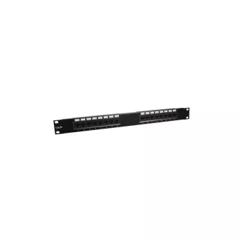 DSIT DS-Patch5-16UTP 19 inch 1U CAT5e UTP patch panel 16 θυρών, μαύρο