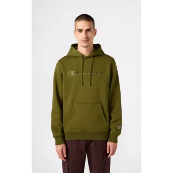 Champion ανδρικό μπουφάν με κουκούλα λαδί 220271 GS585 XL
