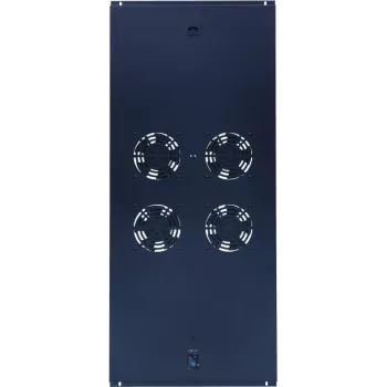 DSIT DS-FT120 Μονάδα ανεμιστήρα οροφής για rack διακομιστών 1200mm - 4 ανεμιστήρες με θερμοστάτη, 480 m³/h, 230V, Μαύρο