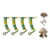 DSIT DS-Earthset Σετ γείωσης για δορυφορικά πιάτα και κεραίες – Καλώδιο γείωσης χαλκού 10m, γαλβανισμένος σφιγκτήρας ιστού, συμμορφούμενο με DIN-VDE