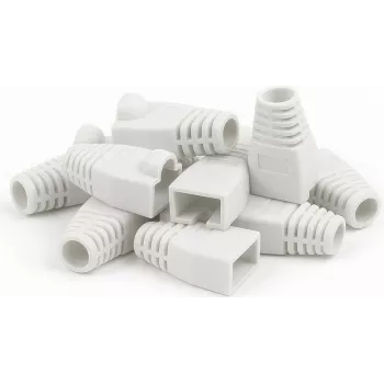 DSIT DANICOM Θήκη καλωδίου RJ45 Λευκό - 10 τεμ. (DC-RJ45-BOOT-WHITE-10PCE)