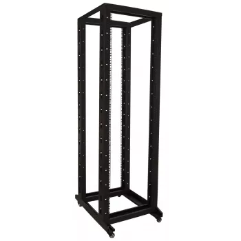 DSIT Ντουλάπι rack 42U 19 ιντσών ελεύθερο με ρόδες, 600x800x2000 mm, Μαύρο, ασυναρμολόγητο