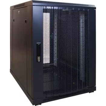 DSIT Mini ντουλάπι διακομιστή 15U με διάτρητη μπροστινή πόρτα 600x600x860 mm (DS6615PP-MINI)