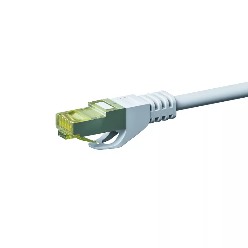 DSIT Cat.7 S/FTP PiMF RJ45 καλώδιο δικτύου patch, 0,50 m, λευκό
