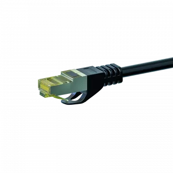 DSIT DC-70-005 Cat.7 S/FTP PiMF RJ45 καλώδιο δικτύου, 0,5 m, μαύρο