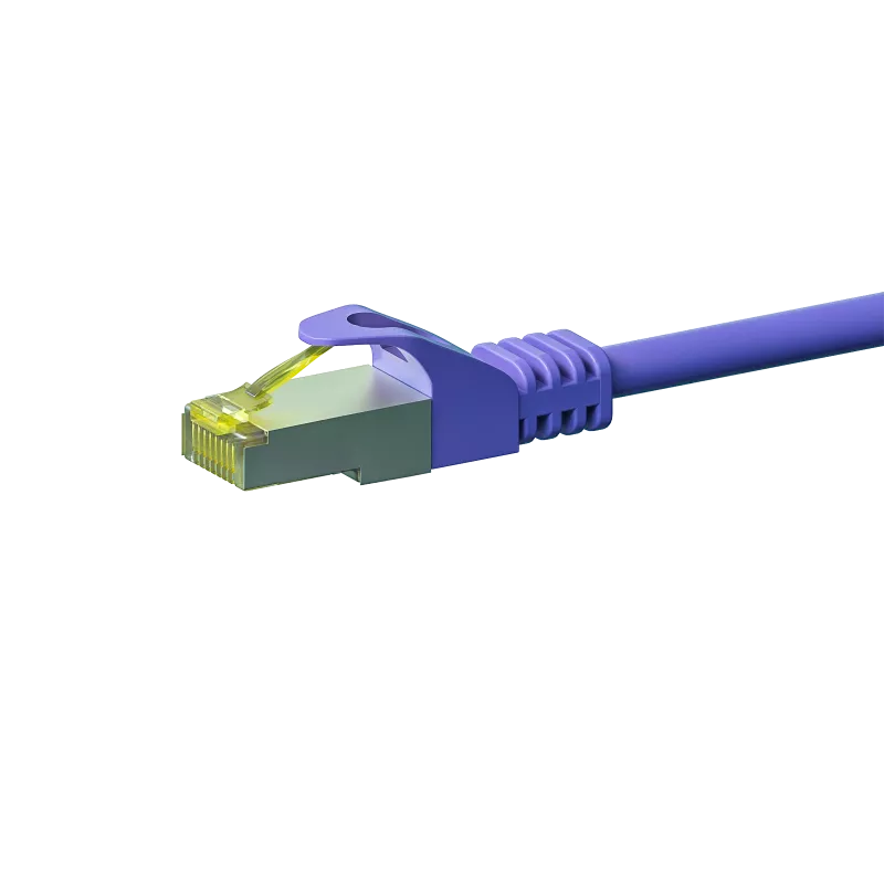 DSIT Cat.7 S/FTP PiMF RJ45 καλώδιο δικτύου, 5m, μωβ