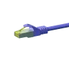 DSIT Cat.7 S/FTP PiMF καλώδιο δικτύου patch RJ45, μωβ, 10m (DC-78-100)