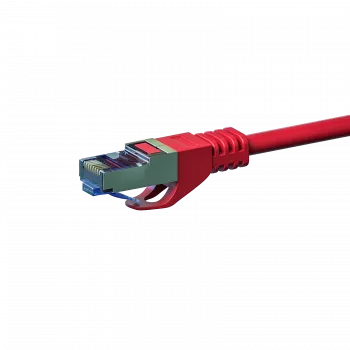 DSIT CAT 6a καλώδιο δικτύου LSOH - S/FTP - 1,50 m - κόκκινο (DC-6A5-015)