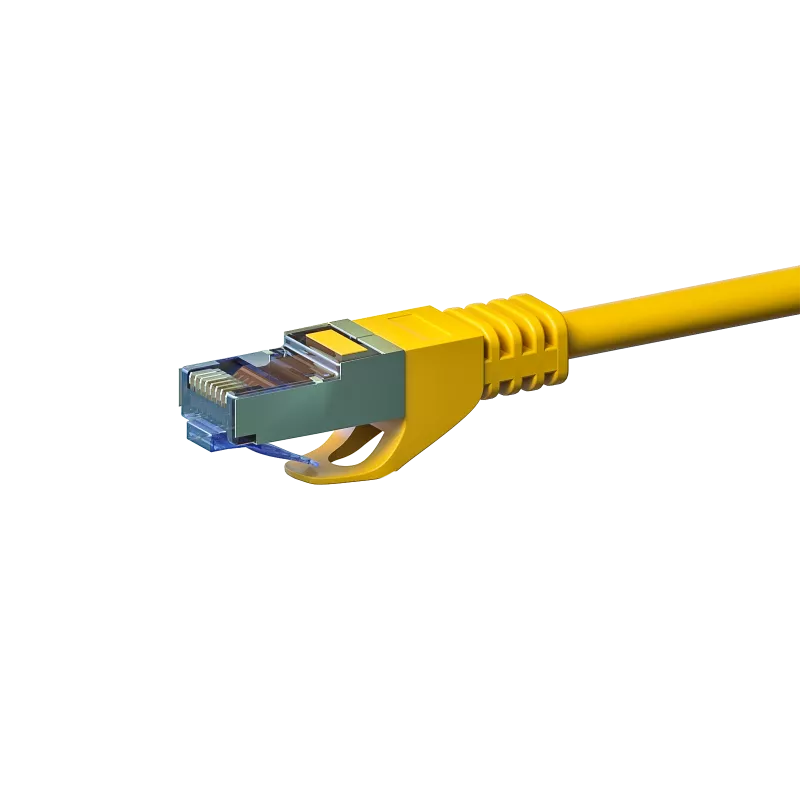 DSIT CAT 6a S/FTP LSOH καλώδιο δικτύου patch, 15 m, κίτρινο