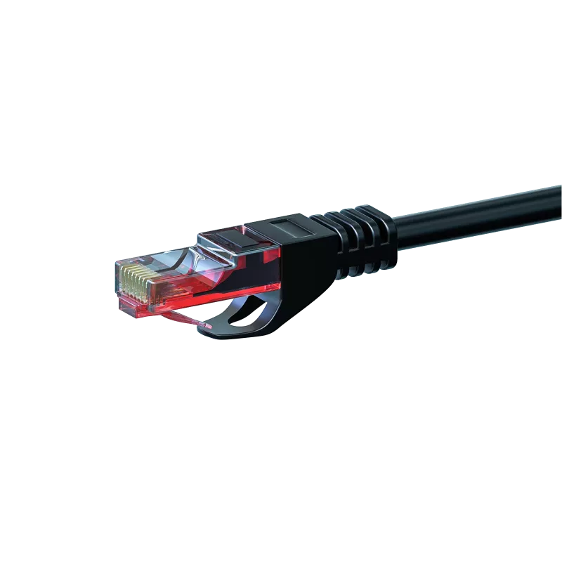 DSIT DC-60-030 CAT6 U/UTP καλώδιο δικτύου, 3 m, μαύρο, 100 % χαλκός