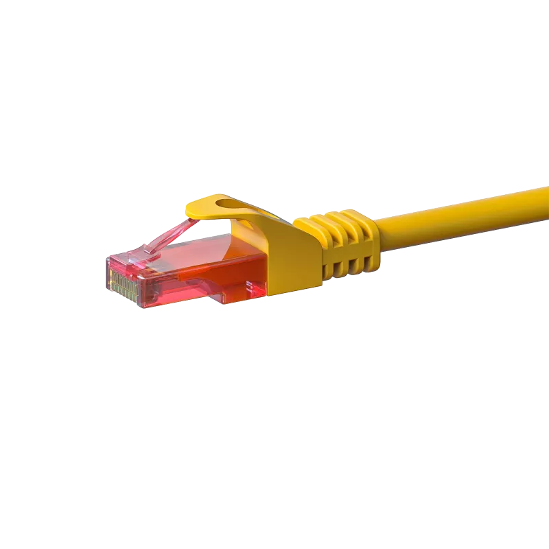 DSIT CAT6 U/UTP καλώδιο δικτύου, 3 m, κίτρινο, 100% χαλκός (DC-67-030)