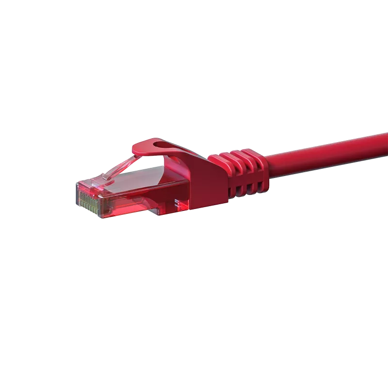 DSIT CAT6 καλώδιο δικτύου 100% χαλκός - U/UTP - 7,5 m - κόκκινο (DC-65-075)