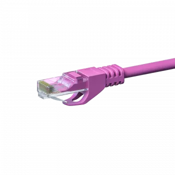 DSIT CAT 6 U/UTP καλώδιο δικτύου patch, 5 m, ροζ, CCA, RJ45
