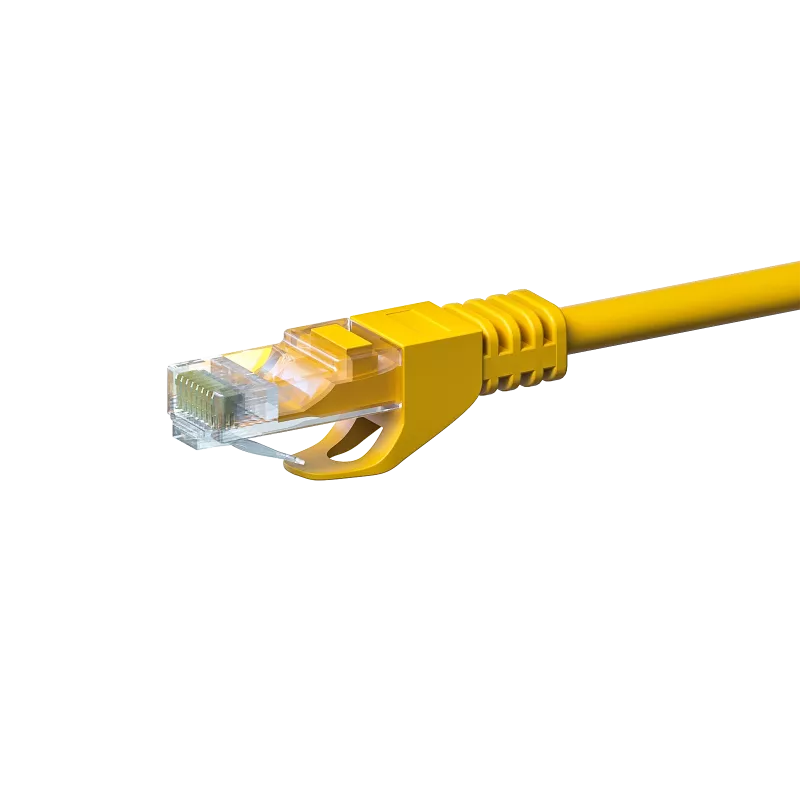 DSIT CAT5e U/UTP Καλώδιο δικτύου Patch, 10 m, Κίτρινο, 100% Χαλκός (DC-57-100)