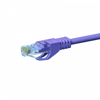 DSIT CAT 5e U/UTP Καλώδιο δικτύου Patch, 0,50 m, Βιολετί, CCA, RJ45, Gigabit Ethernet