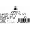 DSIT CAT 5e U/UTP Καλώδιο δικτύου Patch, 5m, Μπλε, CCA, RJ45 (DC-C54-050)