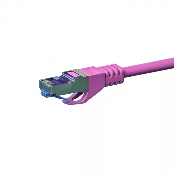DSIT CAT 6a S/FTP LSOH καλώδιο δικτύου patch, 30m, ροζ, 10Gbps, 500MHz, RJ45