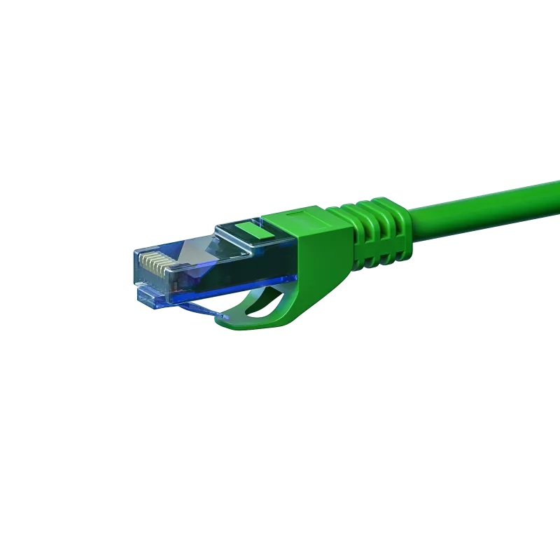 DSIT CAT6a U/UTP 100% Χαλκός Ethernet Patch Καλώδιο, 1 m, Πράσινο