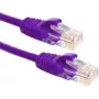 DSIT CAT6a Ethernet Patch Καλώδιο, U/UTP, 100% Χαλκός, 1m, Μωβ (DC-U6A8-010)