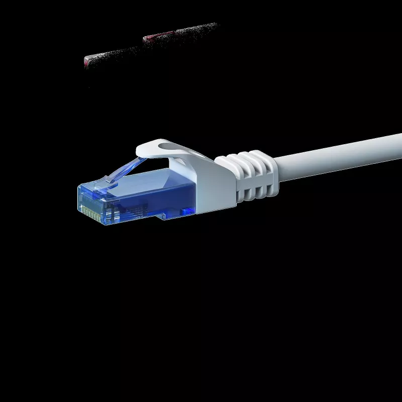 DSIT CAT6a U/UTP 100% Χαλκός Ethernet Patch Καλώδιο 7,5 m Λευκό