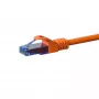DSIT CAT6a Καλώδιο Δικτύου 100% Χαλκός - U/UTP - 10 Μέτρα - Πορτοκαλί (DC-U6A6-100)