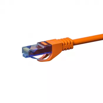 DSIT CAT6a Καλώδιο Δικτύου 100% Χαλκός - U/UTP - 10 Μέτρα - Πορτοκαλί (DC-U6A6-100)