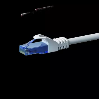 DSIT CAT6a Καλώδιο Δικτύου 100% Χαλκός - U/UTP - 15 Μέτρα - Λευκό (DC-U6A2-150)