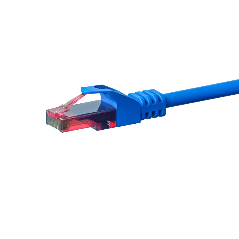 DSIT CAT6 Ethernet Patch Καλώδιο 100% Χαλκός U/UTP 20 m Μπλε (DC-64-200)