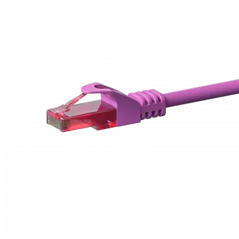 DSIT CAT6 Καλώδιο Δικτύου, U/UTP, 0,15 m, Ροζ, 100% Χαλκός (DC-69-001)