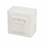 DSIT DC-Wall-Out-STP6-I Εξωτερική Cat. 6/Class E Θωρακισμένη Πρίζα Dual-RJ45, Ιβουάρ