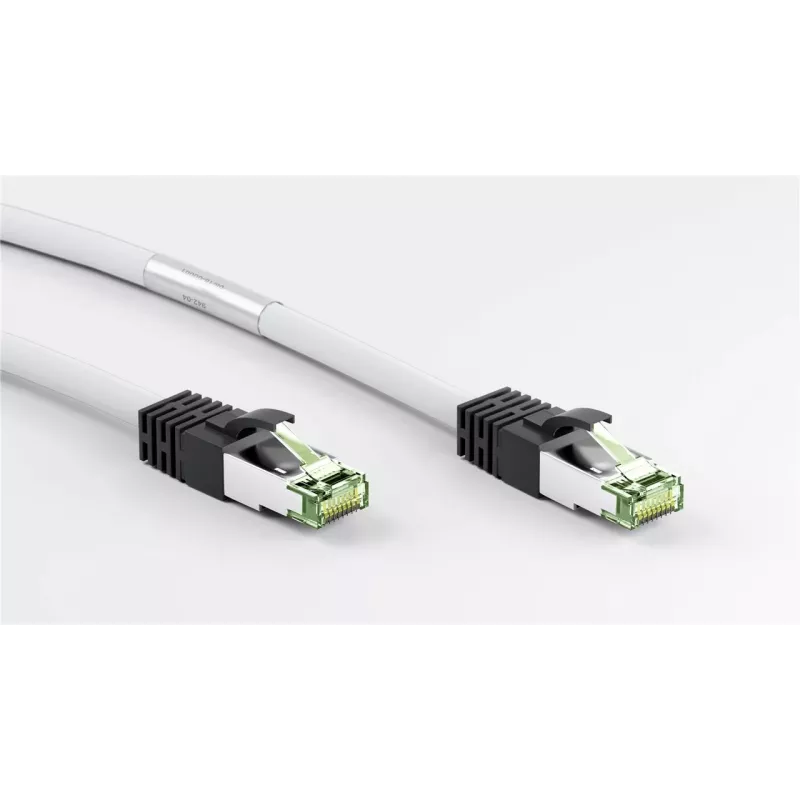 DSIT CAT 8 S/FTP PiMF Καλώδιο Δικτύου RJ45, λευκό, 5m