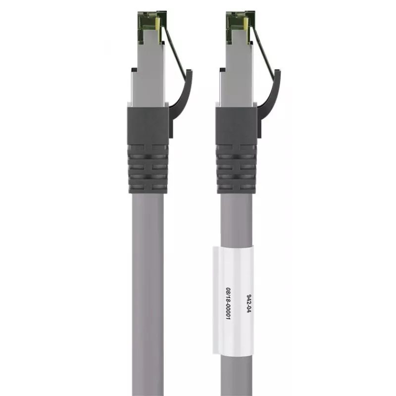 DSIT CAT 8 S/FTP PiMF Καλώδιο Δικτύου Patch RJ45 γκρι 3m