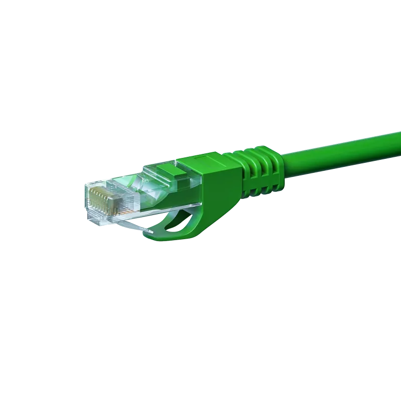 DSIT CAT5e U/UTP Καλώδιο Ethernet Patch, 0,25 m, πράσινο, 100% Χαλκός (DC-53-002)
