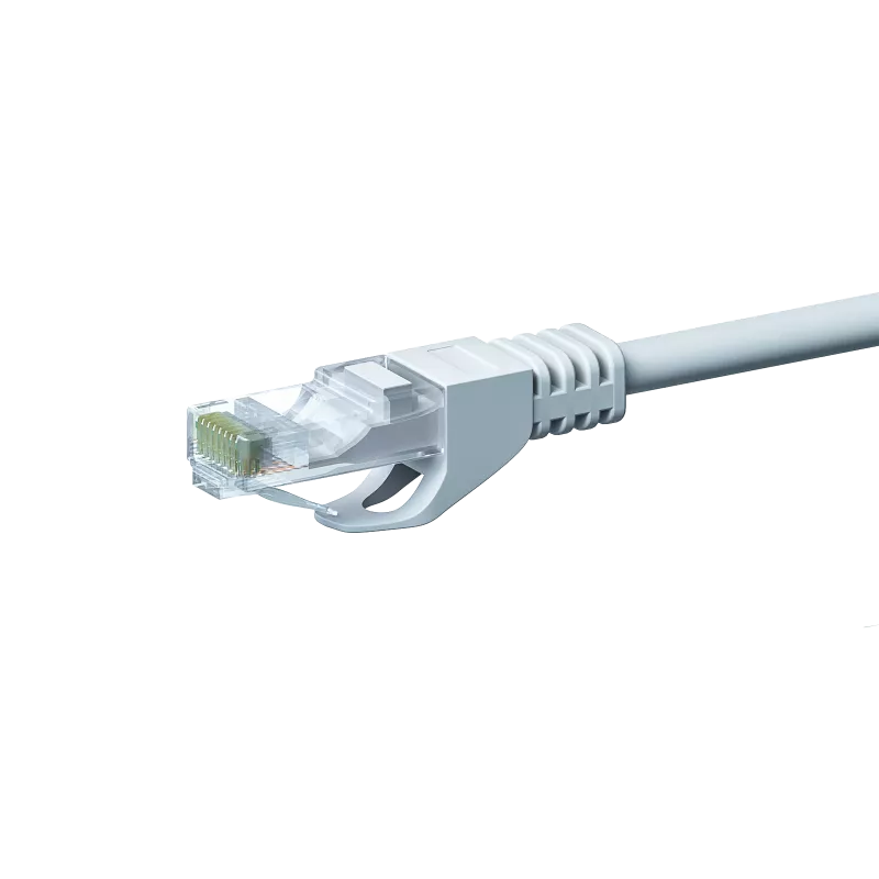 DSIT DC-52-030 CAT5e U/UTP Καλώδιο Δικτύου, 3 m, λευκό, 100% Χαλκός