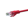 DSIT CAT5e U/UTP Καλώδιο Δικτύου Patch, 3m, κόκκινο, 100% Χαλκός (DC-55-030)