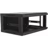 DSIT DS6604 4U επιτοίχια θήκη server με γυάλινη πόρτα, 600x600x280 mm, μαύρο