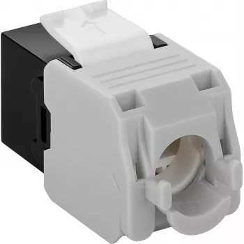 DS-IT CAT6a UTP σύνδεσμος δικτύου Keystone - χωρίς εργαλεία - μαύρο (DS-KC-UTP6A-TL-1)