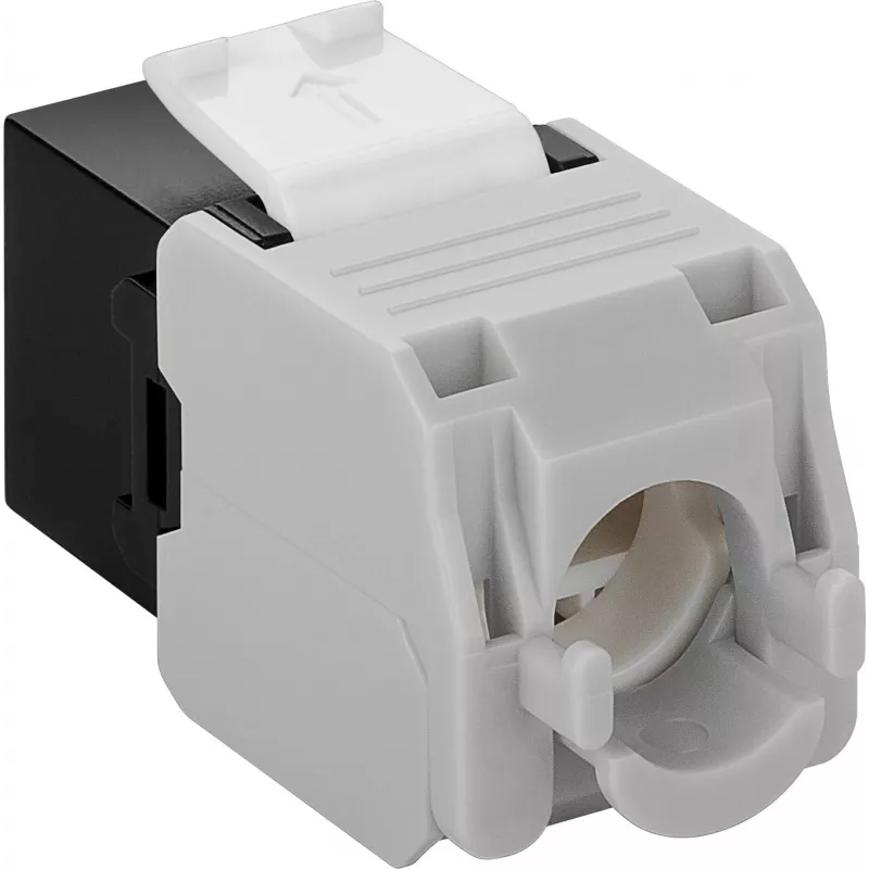 DS-IT CAT6a UTP σύνδεσμος δικτύου Keystone - χωρίς εργαλεία - μαύρο (DS-KC-UTP6A-TL-1)