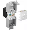 DS-IT CAT6a UTP σύνδεσμος δικτύου Keystone - χωρίς εργαλεία - μαύρο (DS-KC-UTP6A-TL-1)