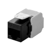 DS-IT CAT6a UTP σύνδεσμος δικτύου Keystone - χωρίς εργαλεία - μαύρο (DS-KC-UTP6A-TL-1)