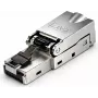 DSIT S/FTP CAT7 βύσμα RJ45 χωρίς εργαλεία για καλώδιο λεπτών συρμάτων